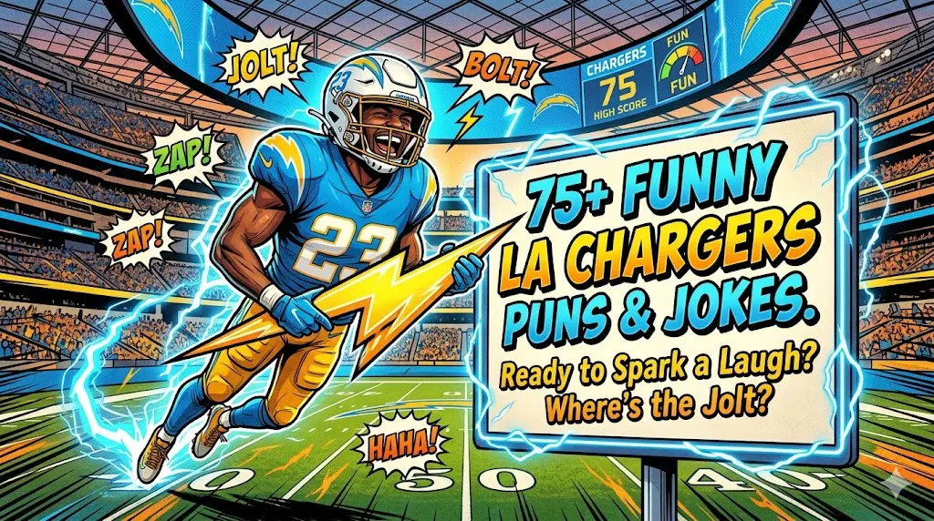 Funny Los Angeles Chargers Puns and Jokes