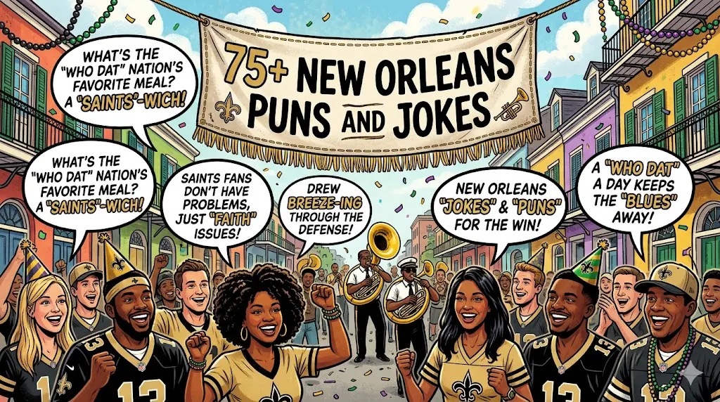 New Orleans Saints Puns and Jokes