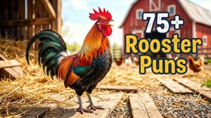 75+ Rooster Puns