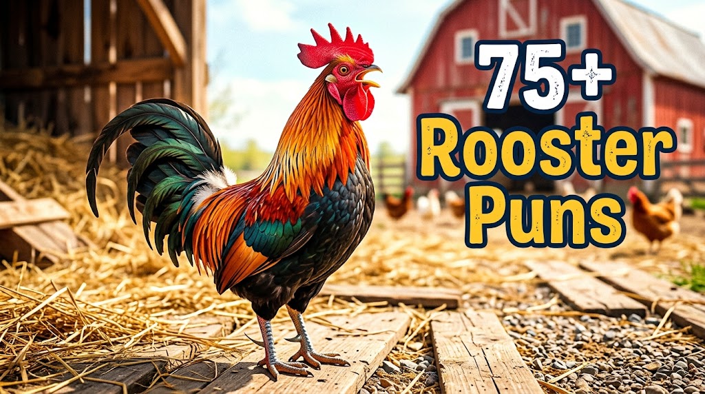 75+ Rooster Puns