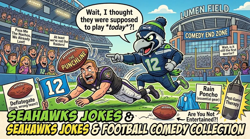 NFL Seahawks jokes and football comedy collection