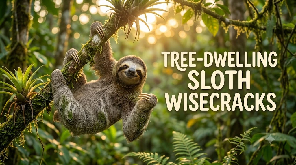 Tree-Dwelling Sloth Wisecracks