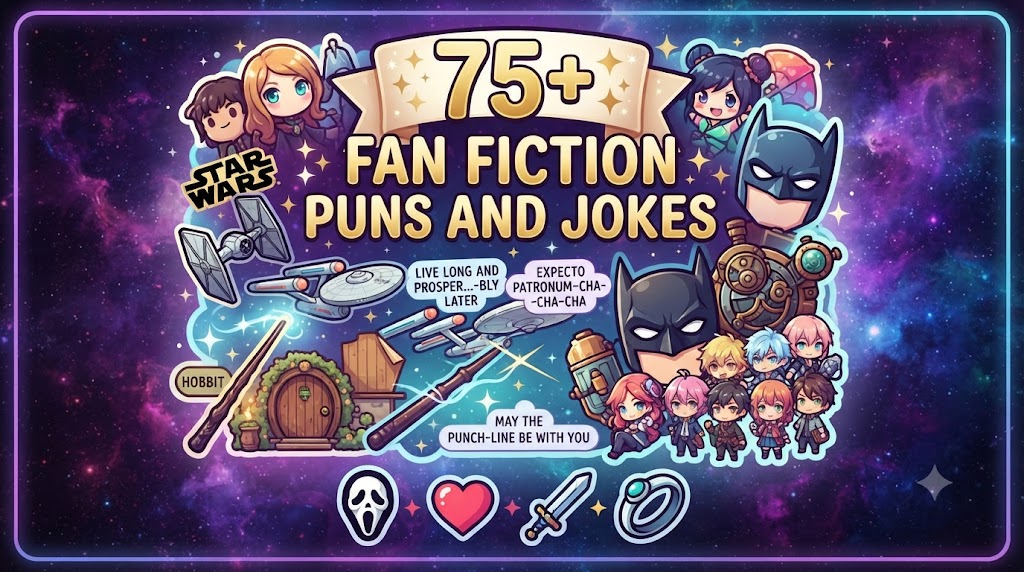 Fan Fiction Puns and Jokes