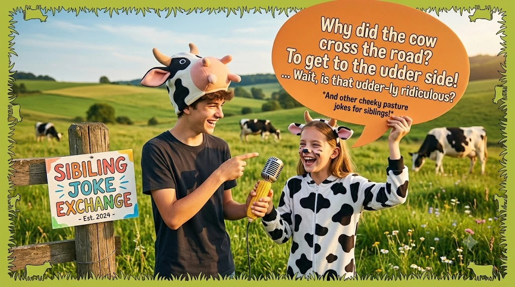 Cheeky Pasture Jokes For Siblings