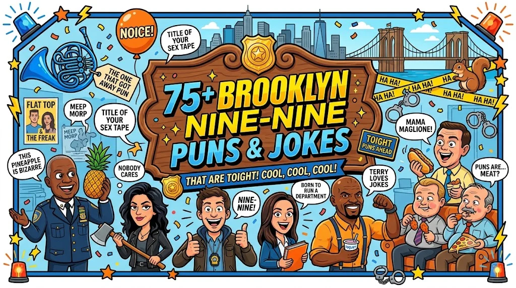 brooklyn nine nine puns and jokes