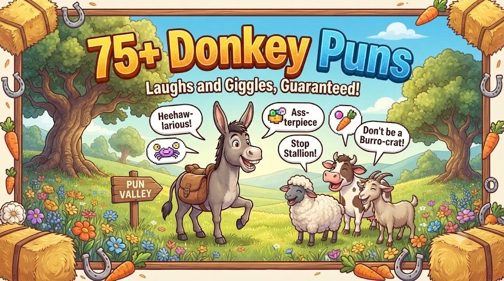 Donkey Puns