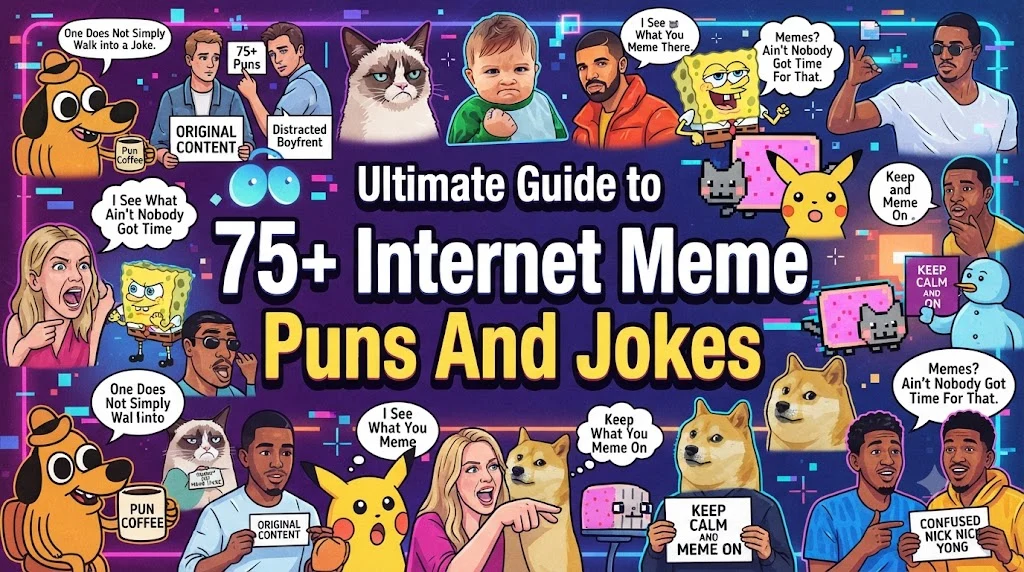 Internet Meme Puns And Jokes