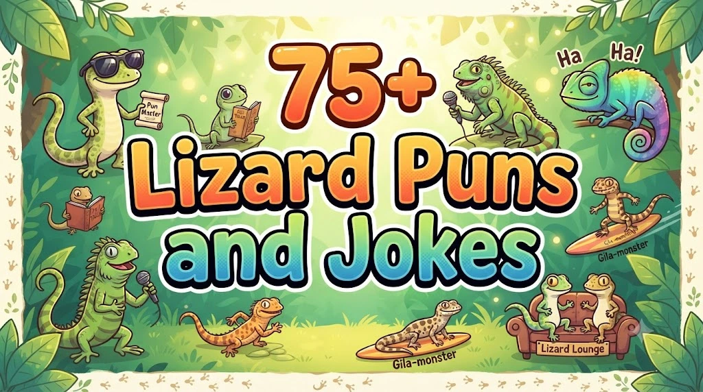 Lizard Puns and Jokes