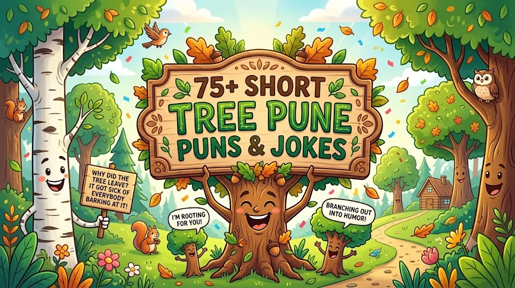 Short Tree Puns and Jokes