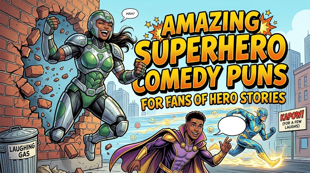 Amazing Superhero Comedy Puns for Fans of Hero Stories