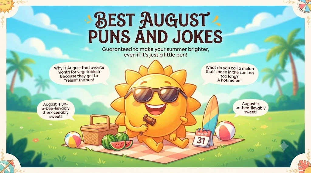 Best August Puns and Jokes