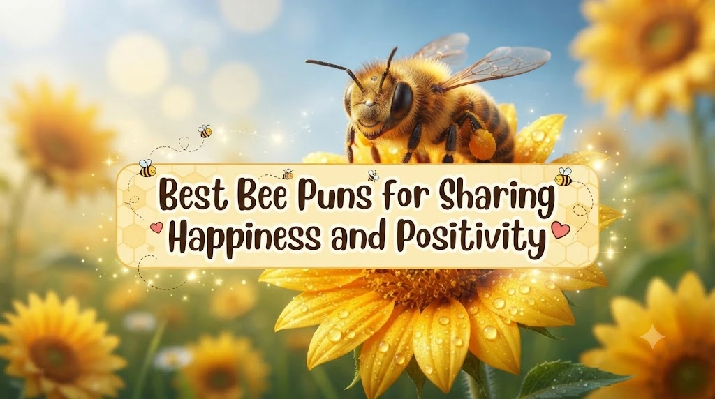 Best Bee Puns for Sharing Happiness and Positivity.