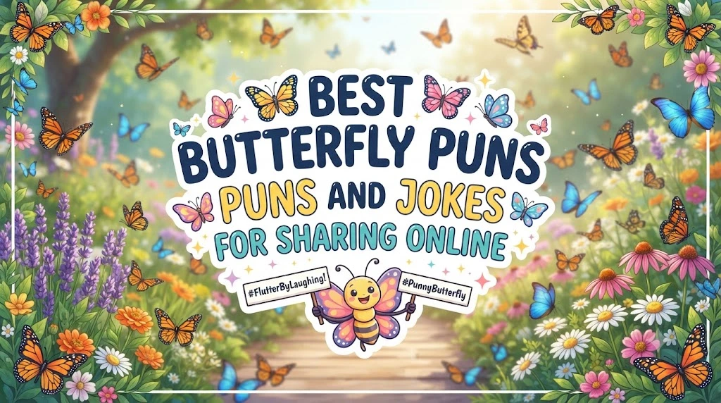Best Butterfly Puns and Jokes for Sharing Online