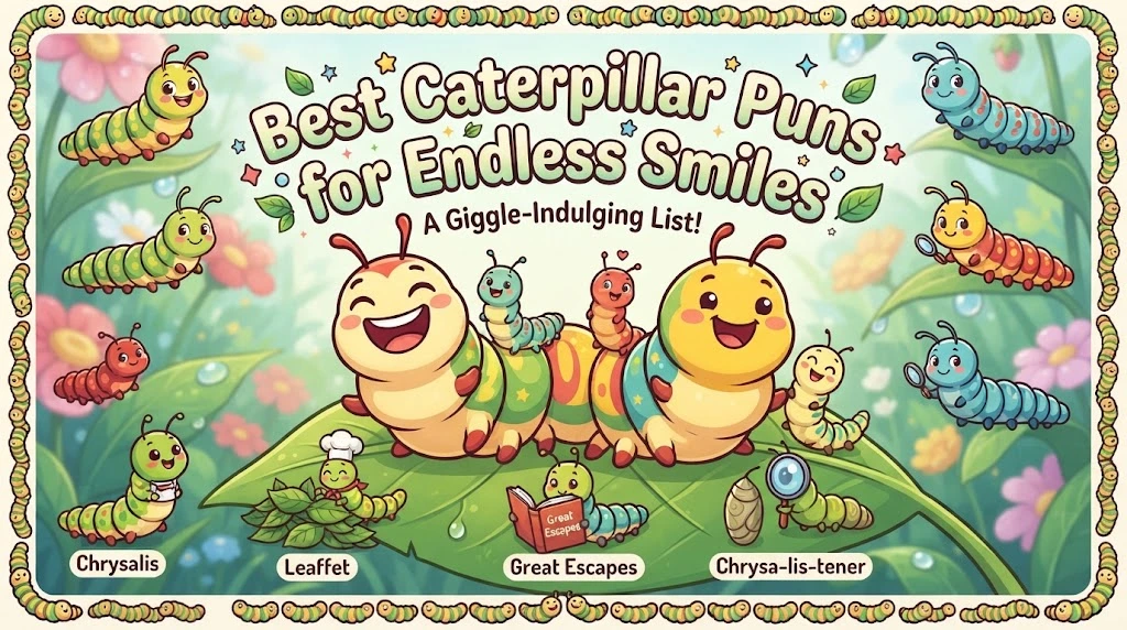 Best Caterpillar Puns for Endless Smiles.