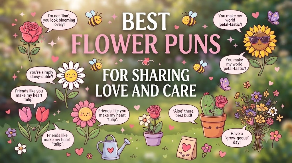 Best Flower Puns for Sharing Love and Care