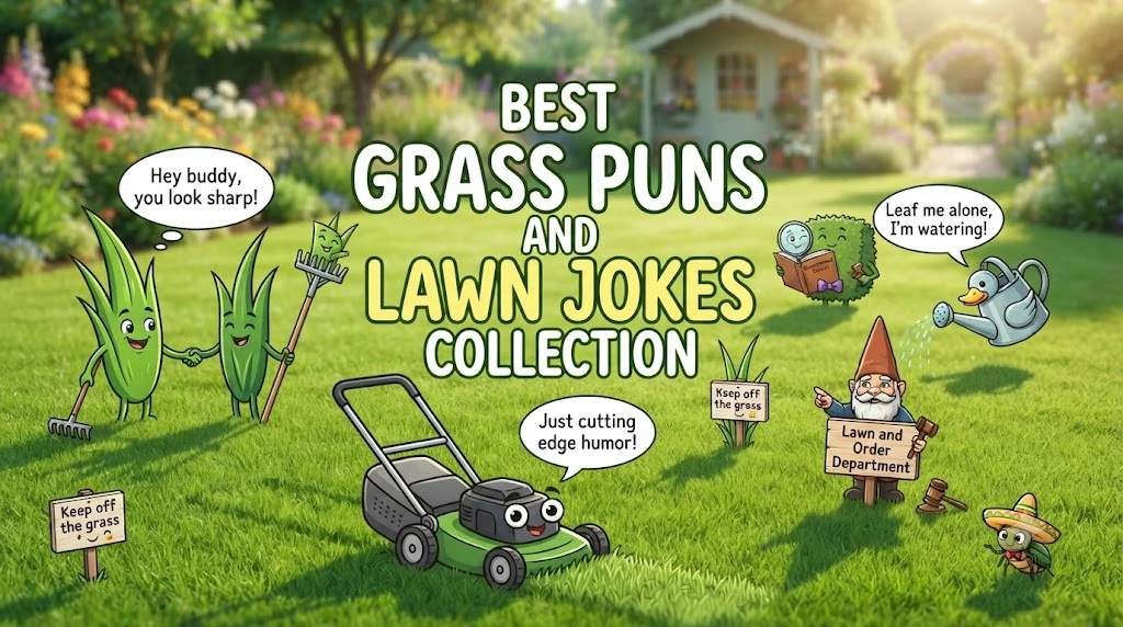 Best Grass Puns and Lawn Jokes Collection.