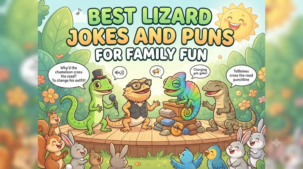 Best Lizard Jokes and Puns for Family Fun