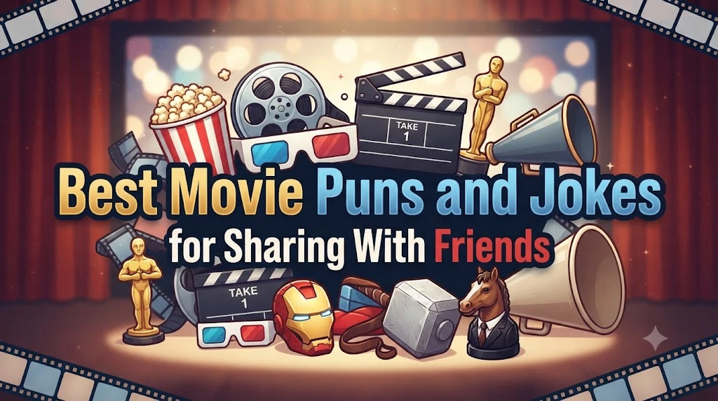 Best Movie Puns and Jokes for Sharing With Friends
