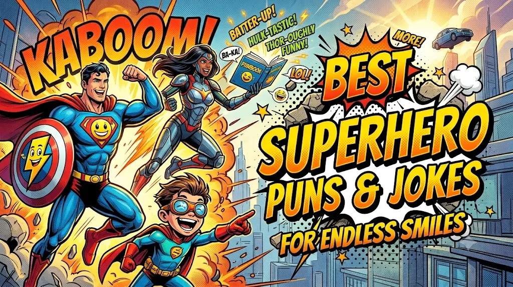Best Superhero Puns and Jokes for Endless Smiles