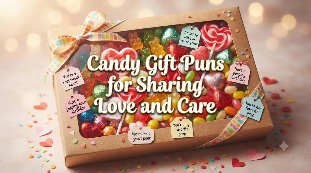 Candy Gift Puns for Sharing Love and Care