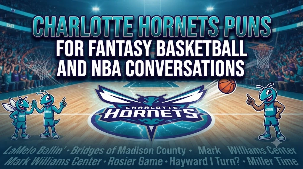 Charlotte Hornets puns for fantasy basketball and NBA conversations