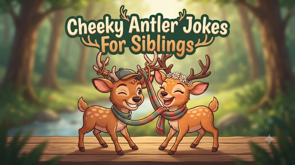 Cheeky Antler Jokes For Siblings