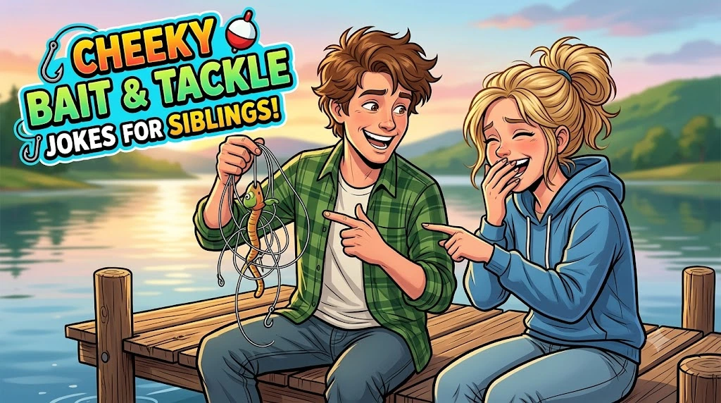 Cheeky Bait And Tackle Jokes For Siblings