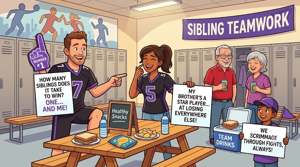 Cheeky Locker Room Jokes For Siblings