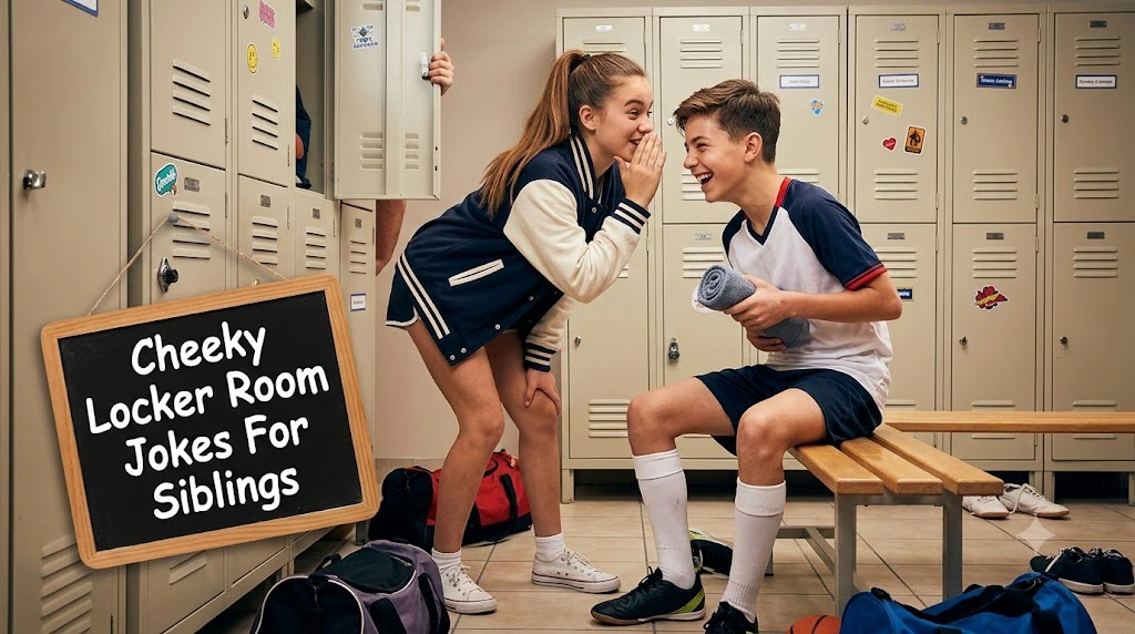 Cheeky Locker Room Jokes For Siblings