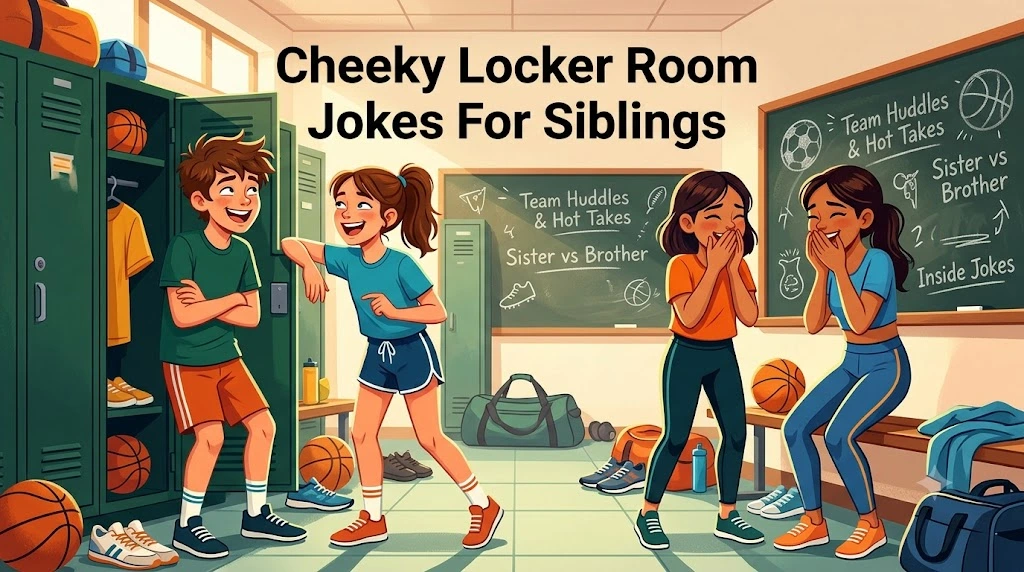 Cheeky Locker Room Jokes For Siblings