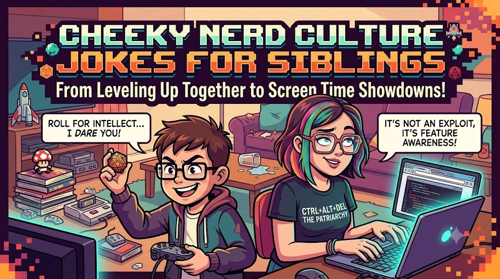 Cheeky Nerd Culture Jokes For Siblings