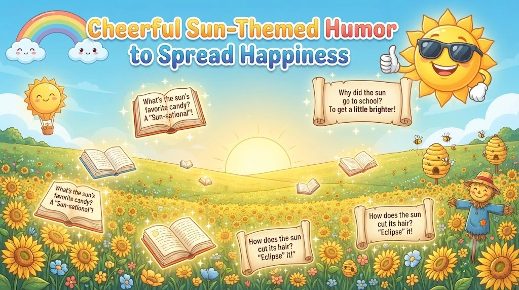 Cheerful Sun-Themed Humor to Spread Happiness
