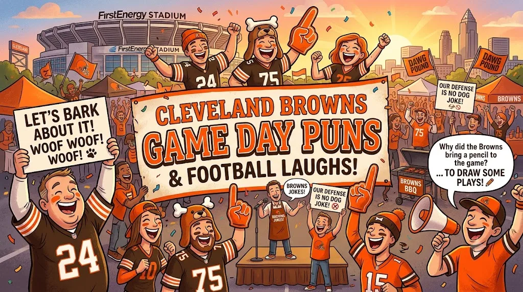 Cleveland Browns Game Day Puns and Football Laughs