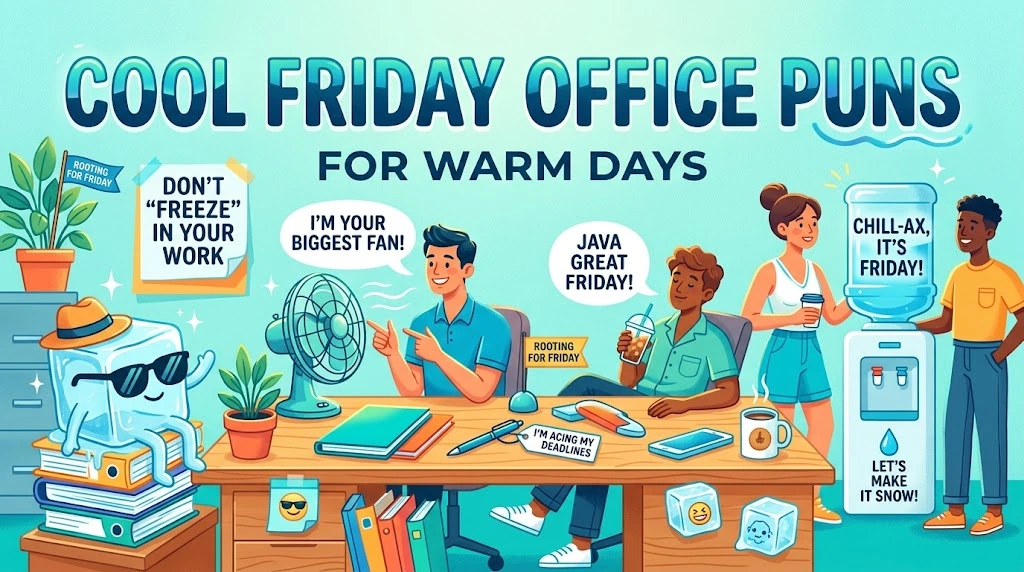 Cool Friday Office Puns For Warm Days