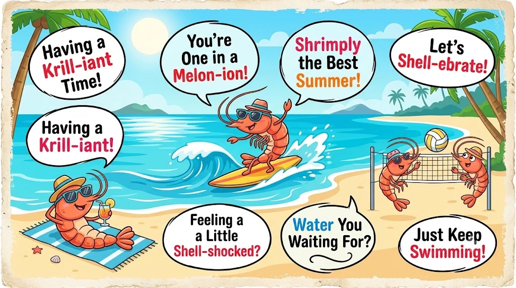 Cool Summer Shrimp Puns For Warm Days