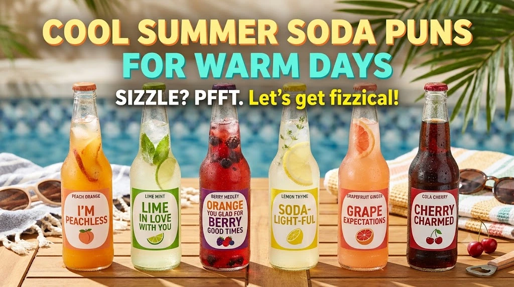 Cool Summer Soda Puns For Warm Days