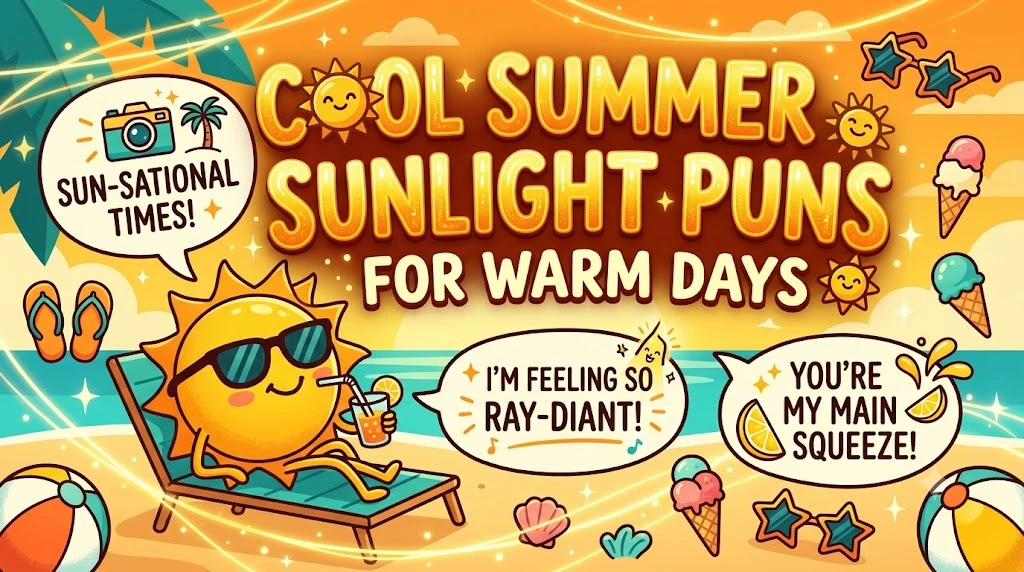 Cool Summer Sunlight Puns For Warm Days