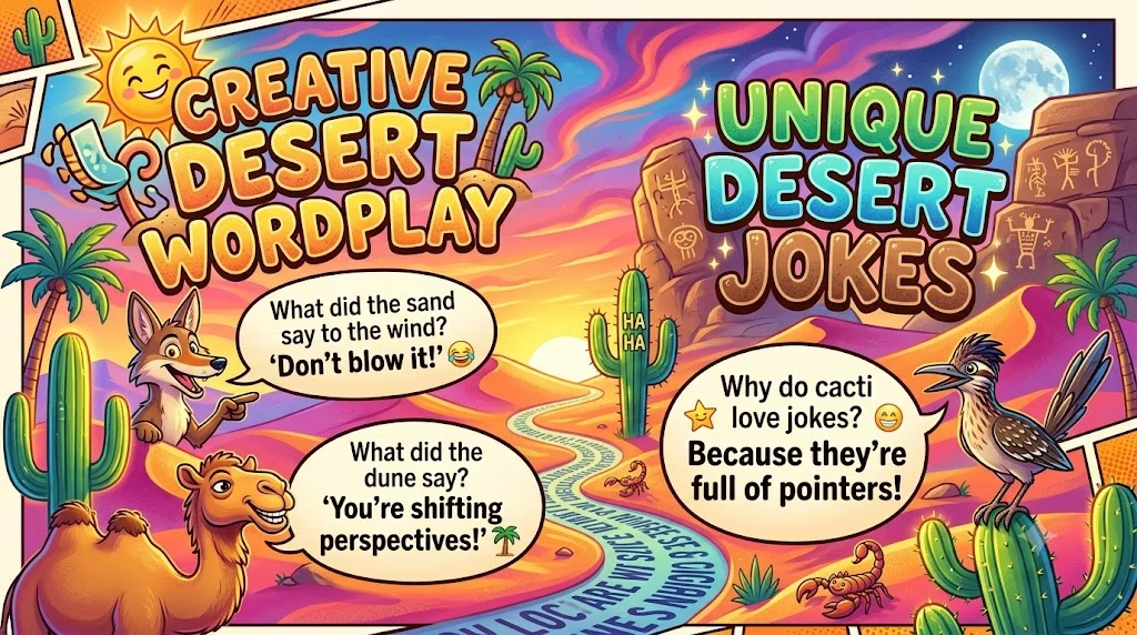 Creative Desert Wordplay and Unique Desert Jokes