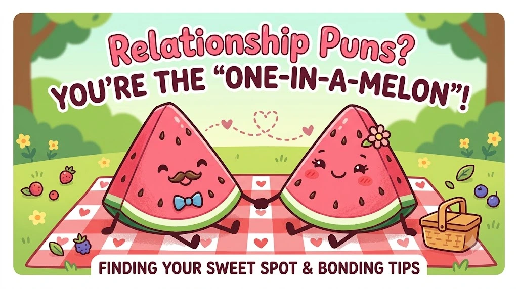 Cute melon humor for relationships and bonding puns