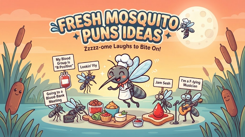 Fresh Mosquito Puns Ideas