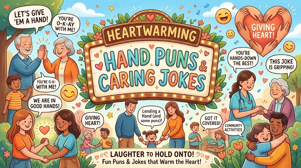 Heartwarming Hand Puns and Caring Jokes