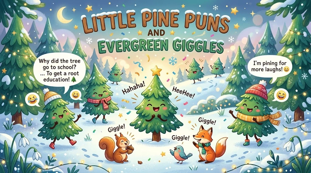 Little Pine Puns and Evergreen Giggles