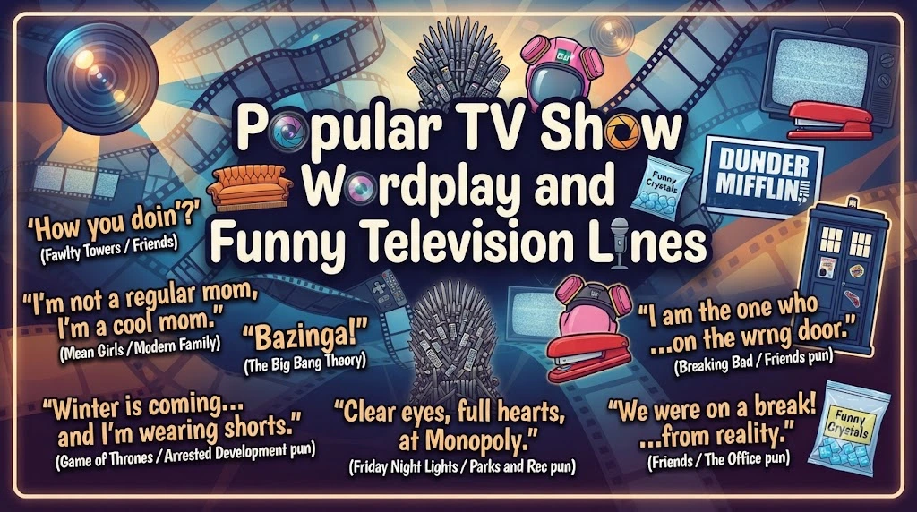 Popular TV Show Wordplay and Funny Television Lines