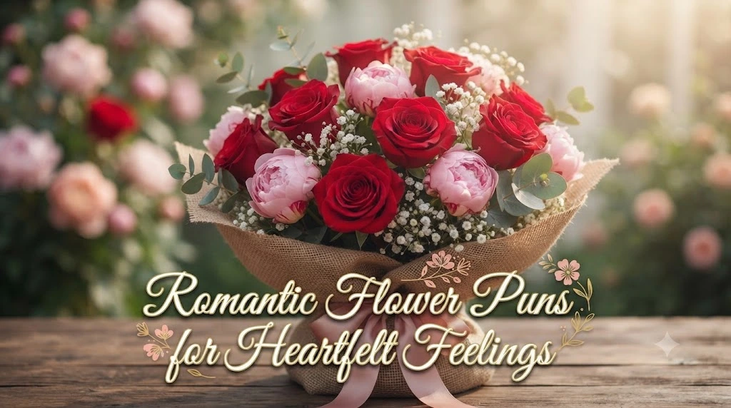 Romantic Flower Puns for Heartfelt Feelings