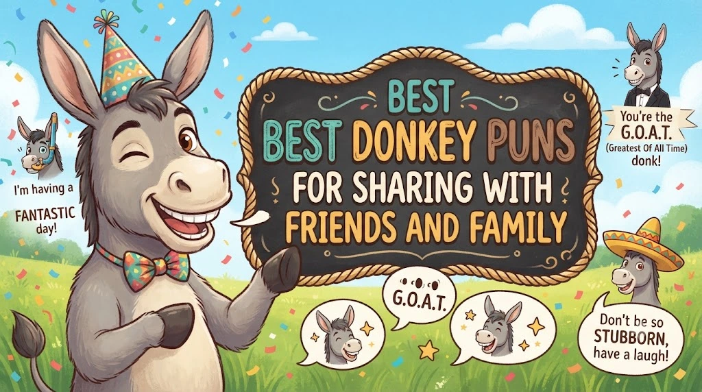 Best Donkey Puns for Sharing With Friends and Family