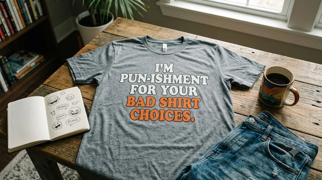 Shirt Joke Clothing Puns and Casual Outfit Humor