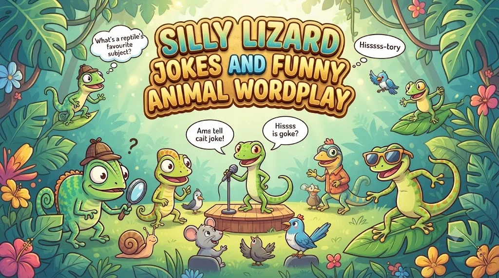 Silly Lizard Jokes and Funny Animal Wordplay