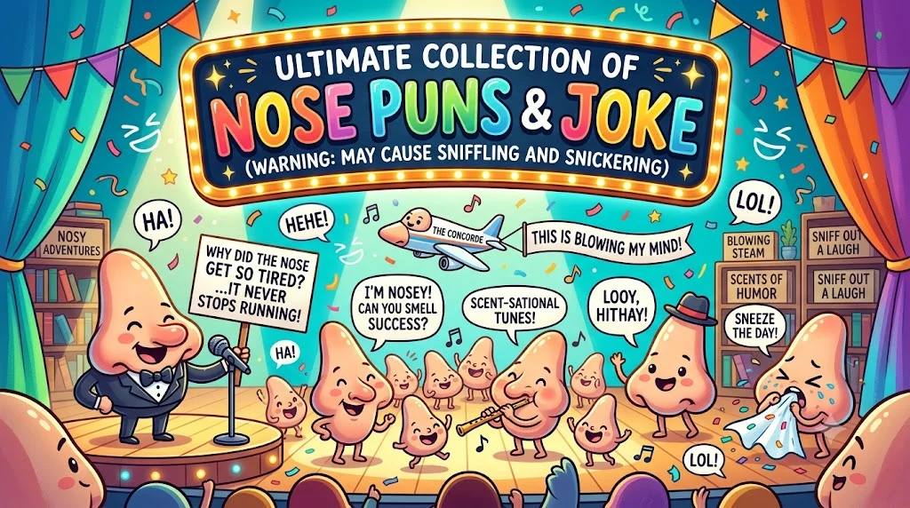 Ultimate Collection of Nose Puns and Jokes