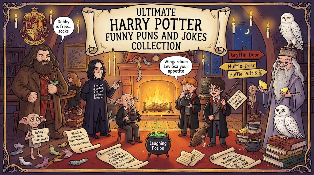 Ultimate Harry Potter Funny Puns and Jokes Collection