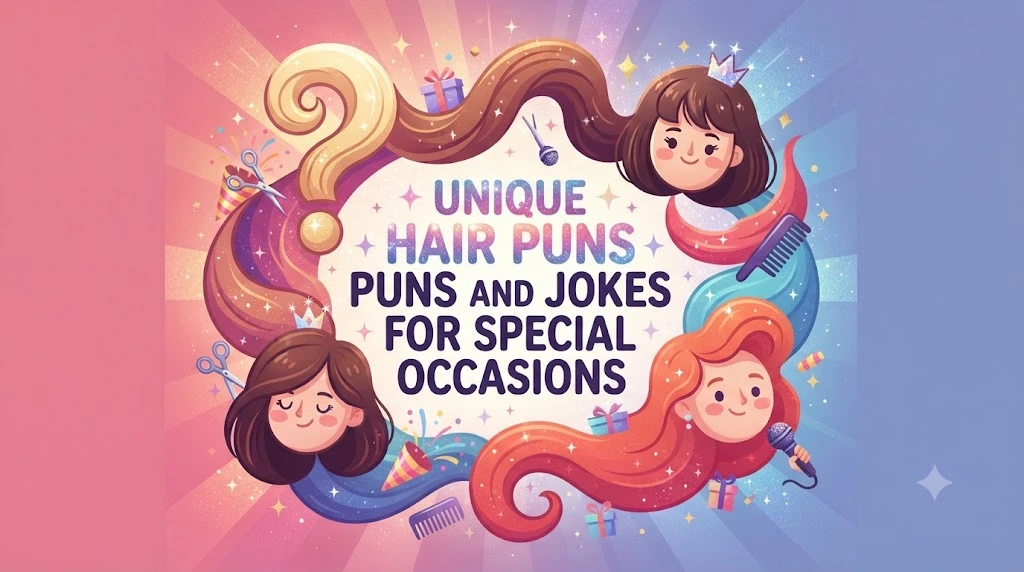 Unique hair puns and jokes for special occasions